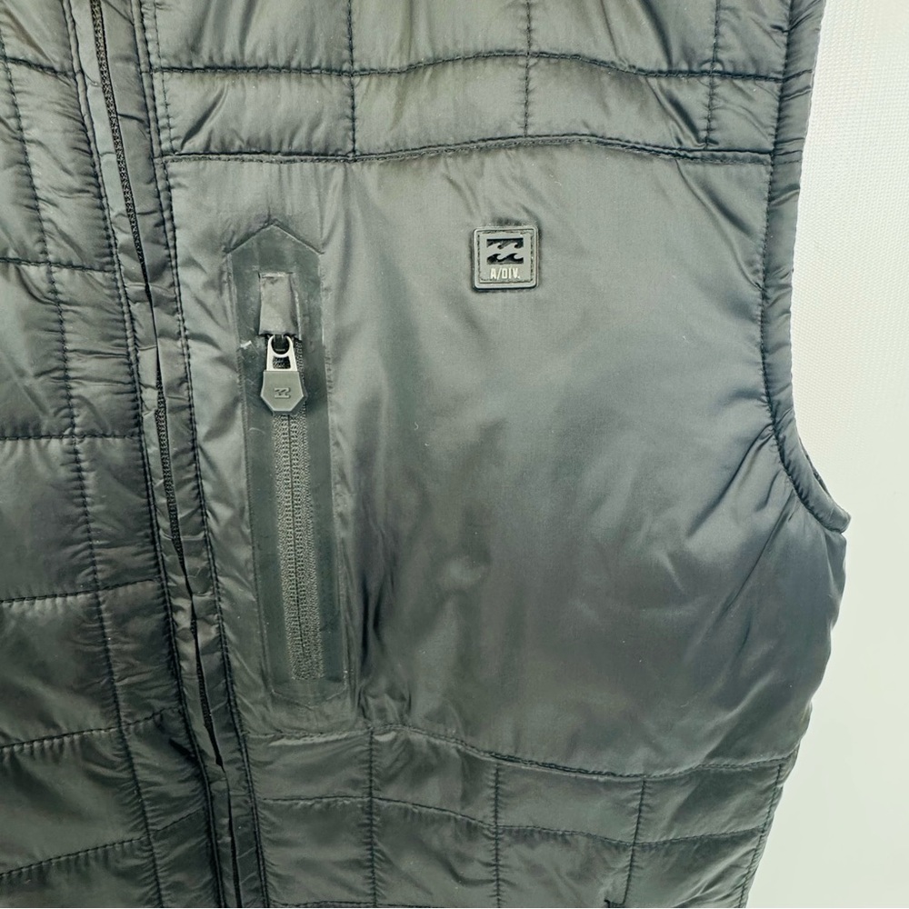 Billabong A/Div Men’s Black Journey Quilted Vest NWOT sz S - Picture 15 of 16